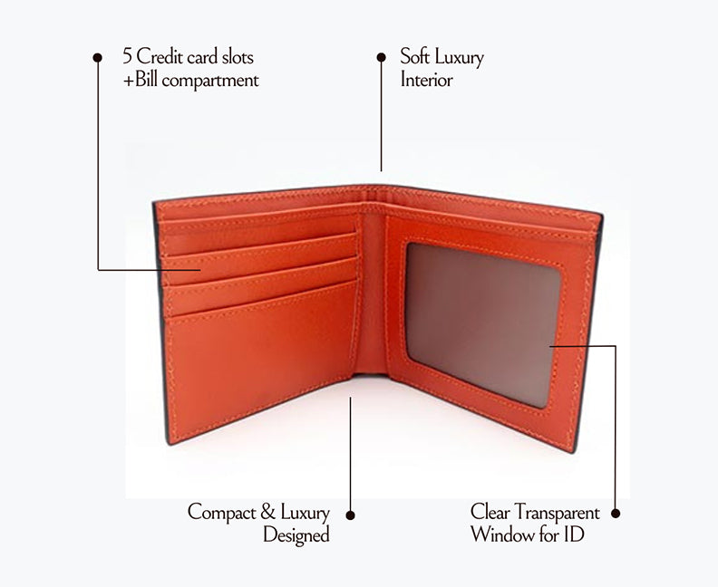 HandMade Bifold Black Wallet
